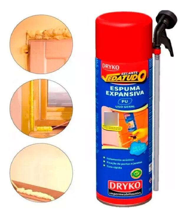 Espuma Expansiva Poliuretano Pu Vedatudo 500ml - Imagem 6