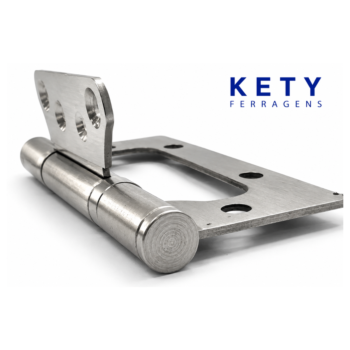 Kit 03 Dobradiças De Porta 4x3 Sobrepor Encaixe Rápido Escovado Aço Inox 304 - Imagem 6