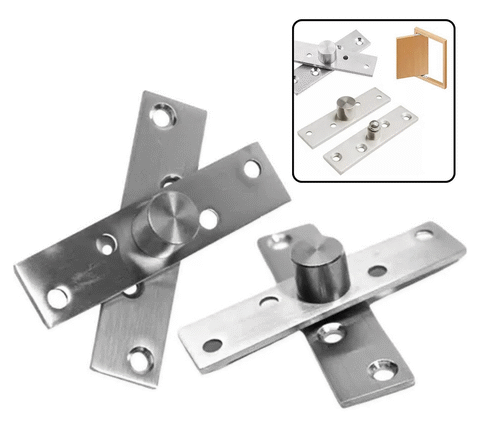 Dobradiça Pivotante Porta Pivô Pino Esfera 150 Kg Aço Inox