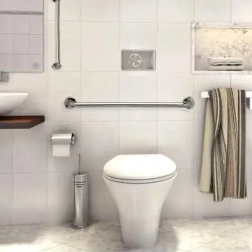 Barra de Apoio Barra Tubular Aço Inox 304 60cm - Imagem 4